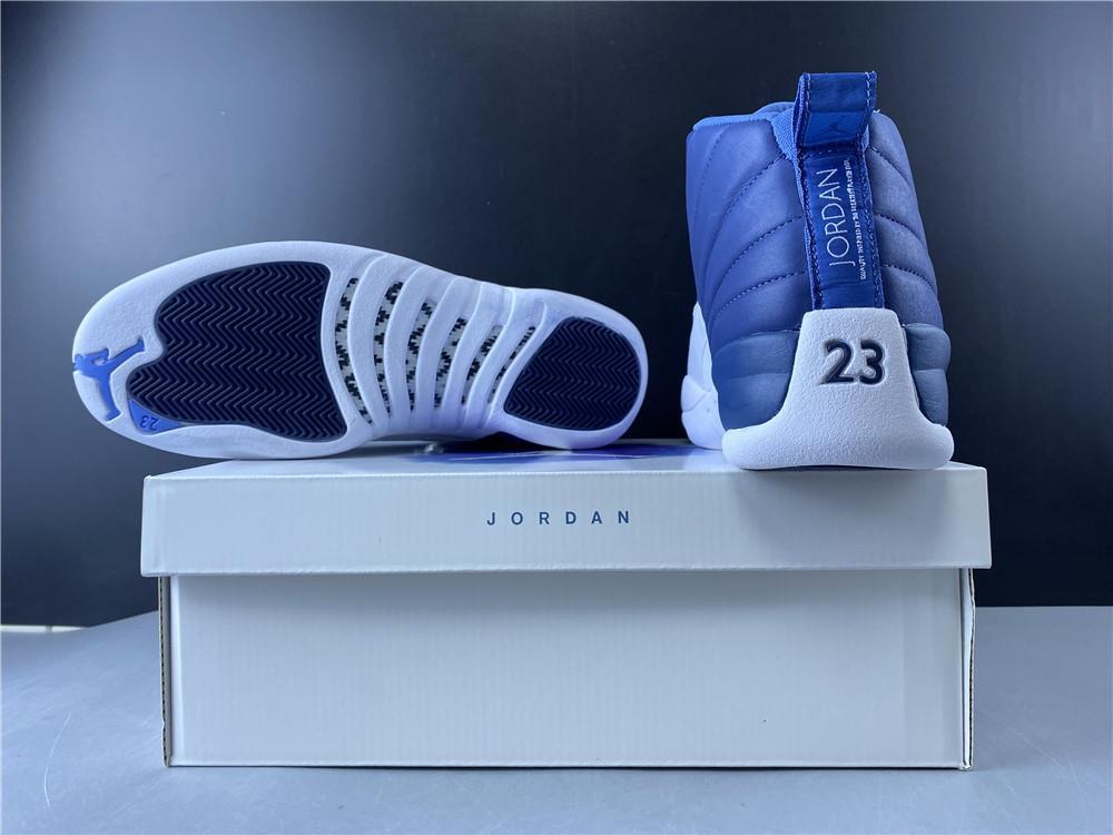 AJ 12 Retro Stone Blue Shoes Sneakers – nk0000810