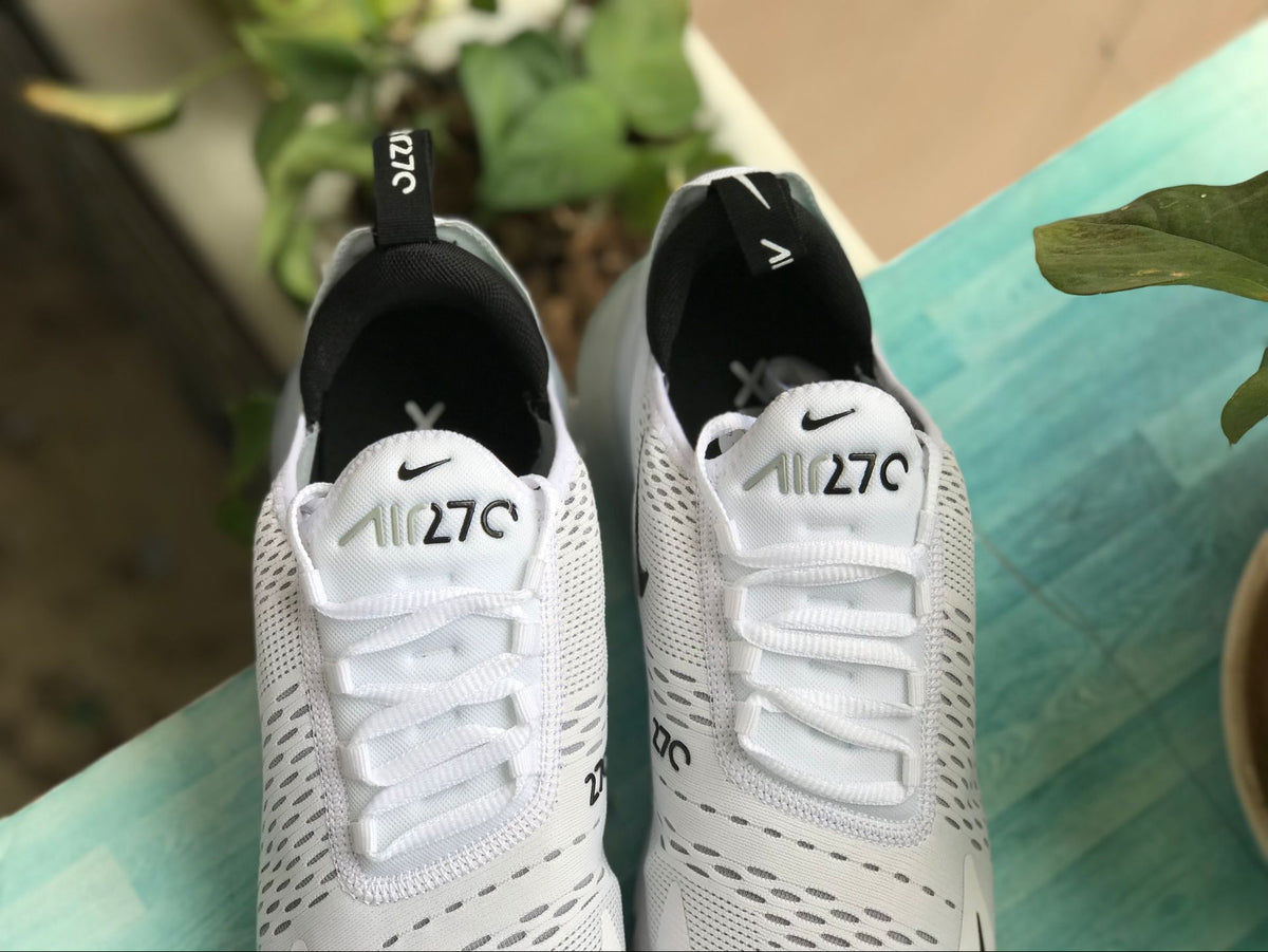 AM 270 White Black Shoes Sneakers – nk0000441