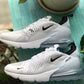 AM 270 White Black Shoes Sneakers – nk0000441