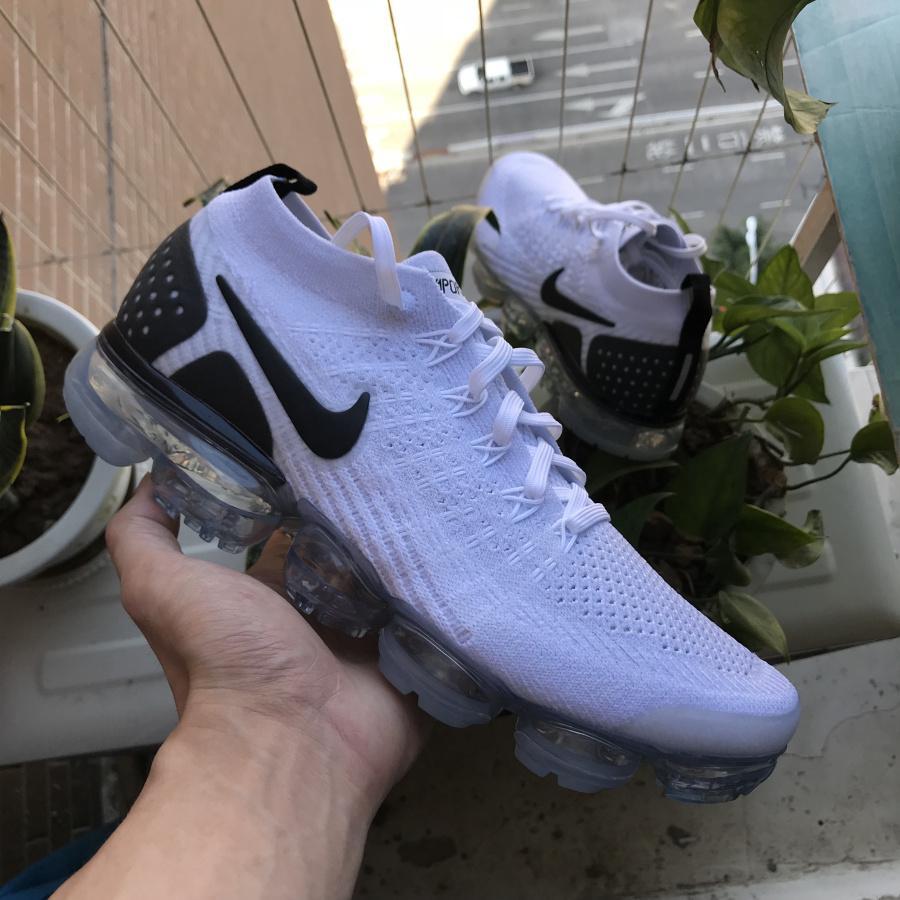 Air VaporMax 2 White Black Shoes Sneakers – nk0000474