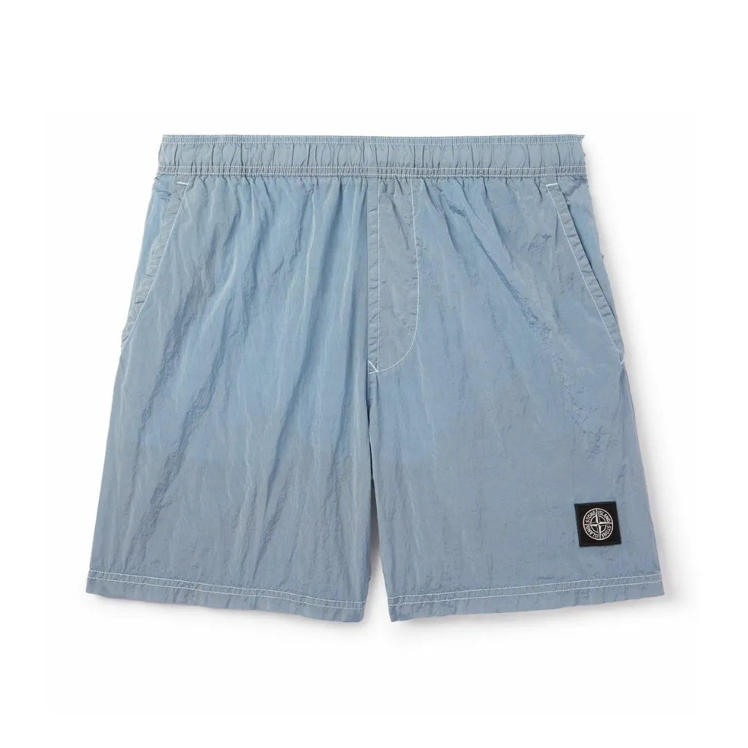 SI Light Blue Nylon Metal Shorts – 5 – SI0000005