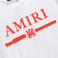 AM Logo-print Cotton T-shirt in White - 278 - ami0000278 image 3