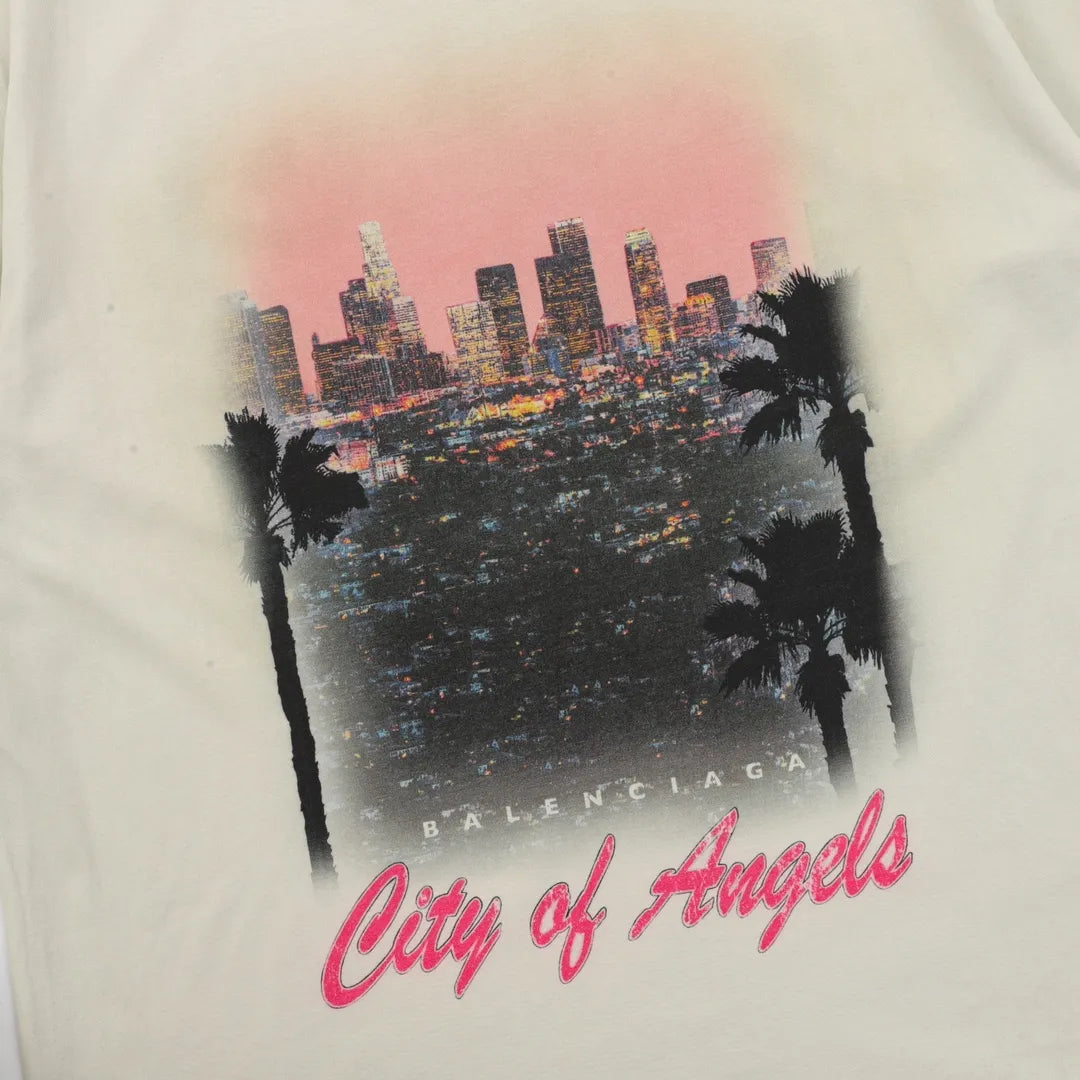 BLCG City of Angels Skyline T-shirt in Vintage White - 587 - blcg0000587 image 5