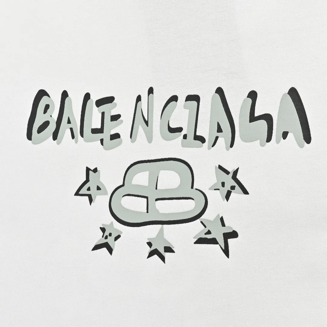 BLCG Butterfly Graffiti Logo T-shirt in White - 584 - blcg0000584 image 5