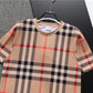 BUR Check Cotton Jacquard T-shirt in Beige - 382 - bbr0000382 image 3