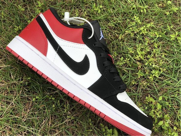AJ 1 Low Black Toe Shoes Sneakers – nk0000732