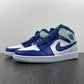 AJ  1 Mid Blue Mint Shoes Sneakers – nk0001998