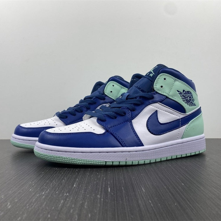 AJ  1 Mid Blue Mint Shoes Sneakers – nk0001998