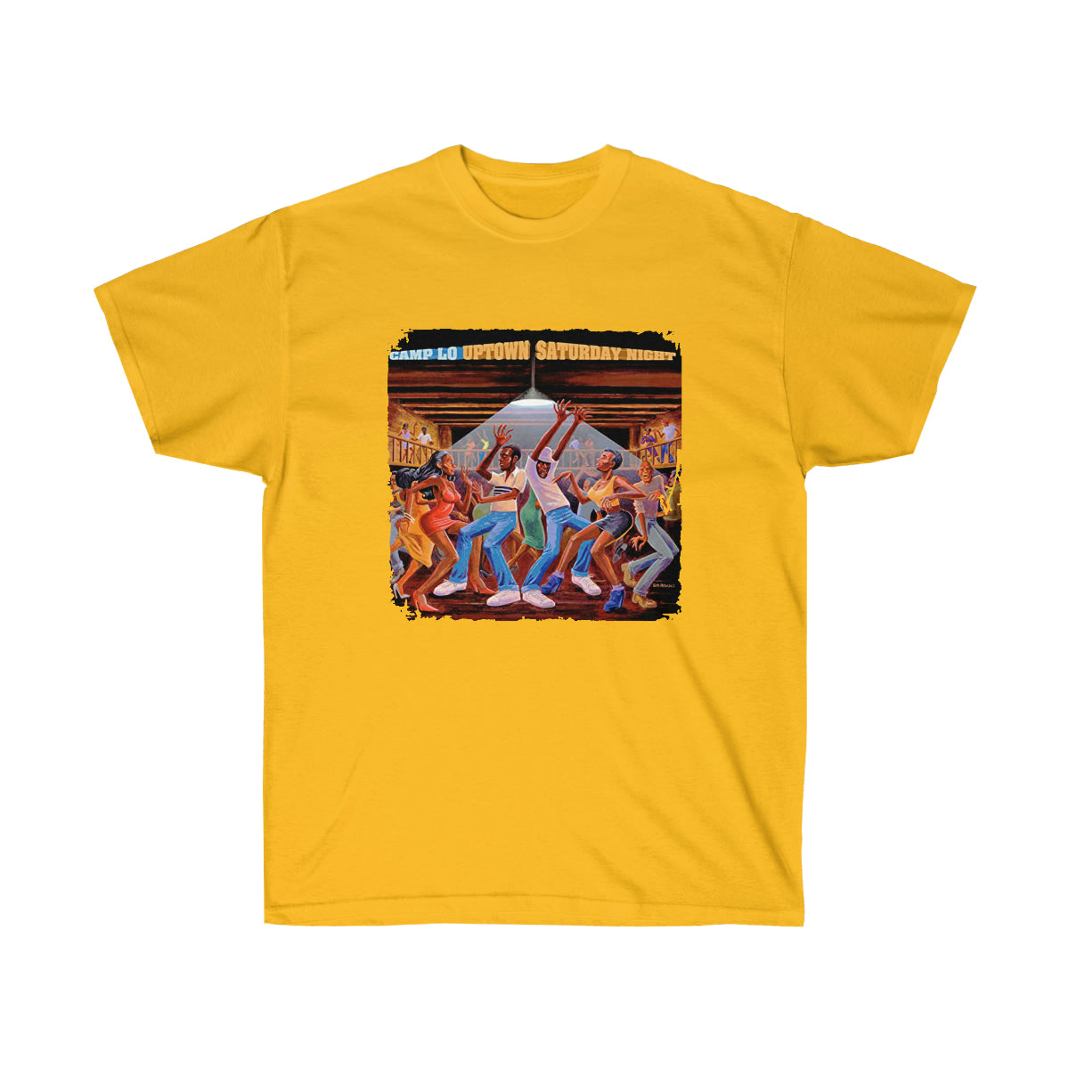 Rap CLO Uptown Saturday Night Men T-Shirt - Gold, L image