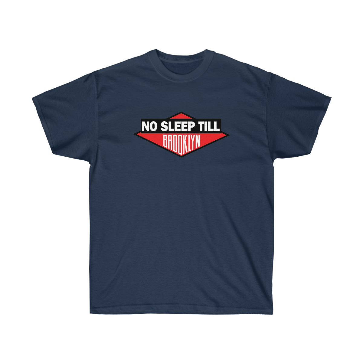 No Sleep Till Brooklyn Men T-Shirt - Navy, M image