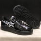 A Bathing Ape Bape Sta #2 Black White Shoes Sneakers - nk0005520 image 5