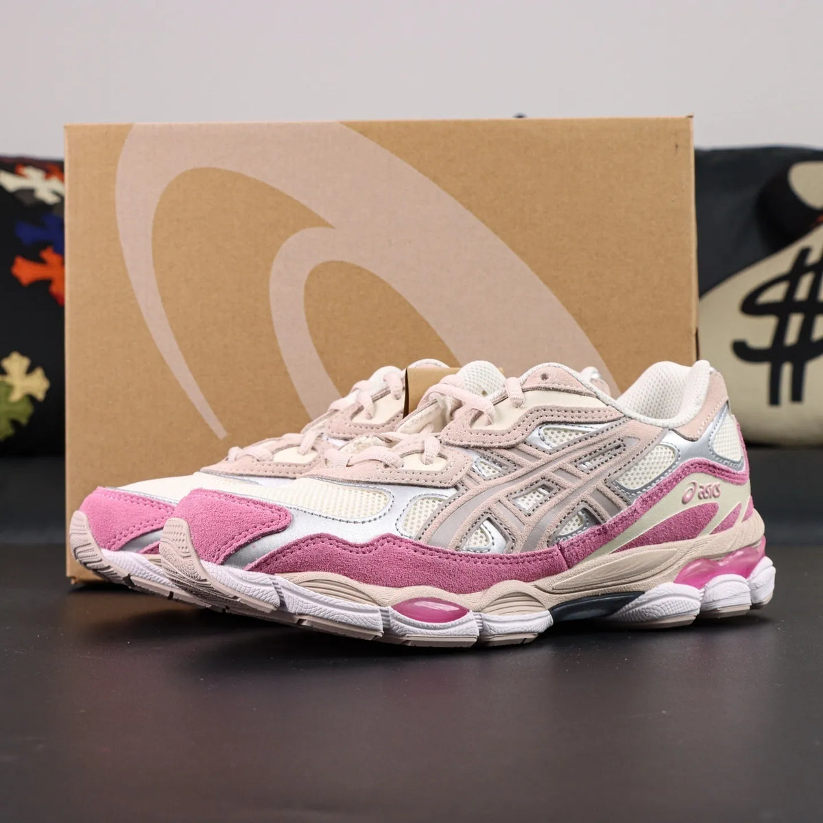 AS Gel NYC Cream Pink Shoes Sneakers – as0000001