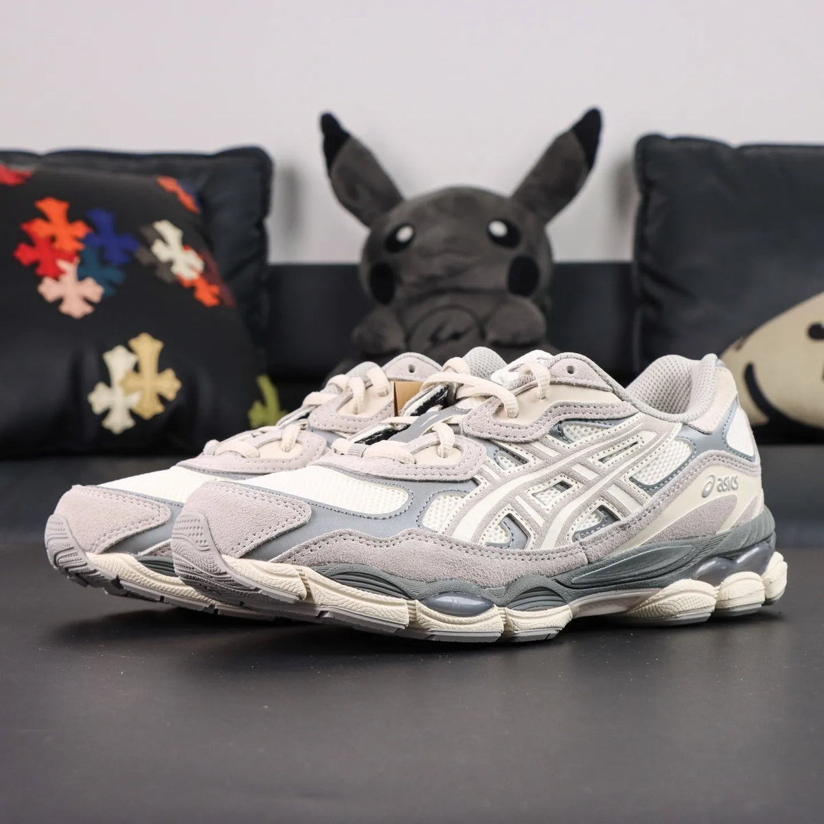 AS Gel NYC Cream Oyster Grey Shoes Sneakers – as0000002