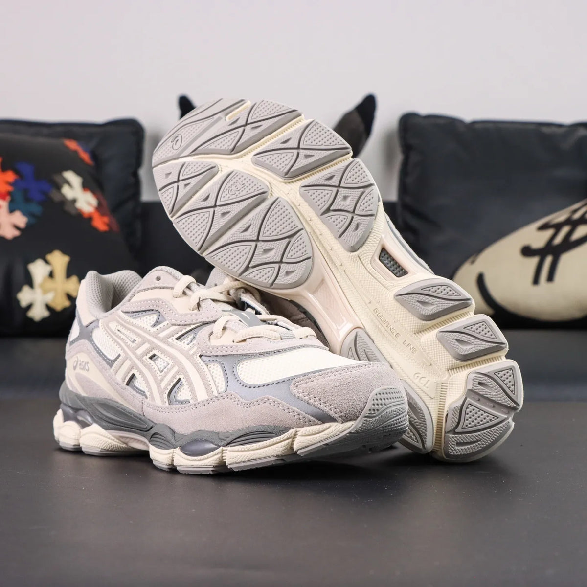 AS Gel NYC Cream Oyster Grey Shoes Sneakers – as0000002