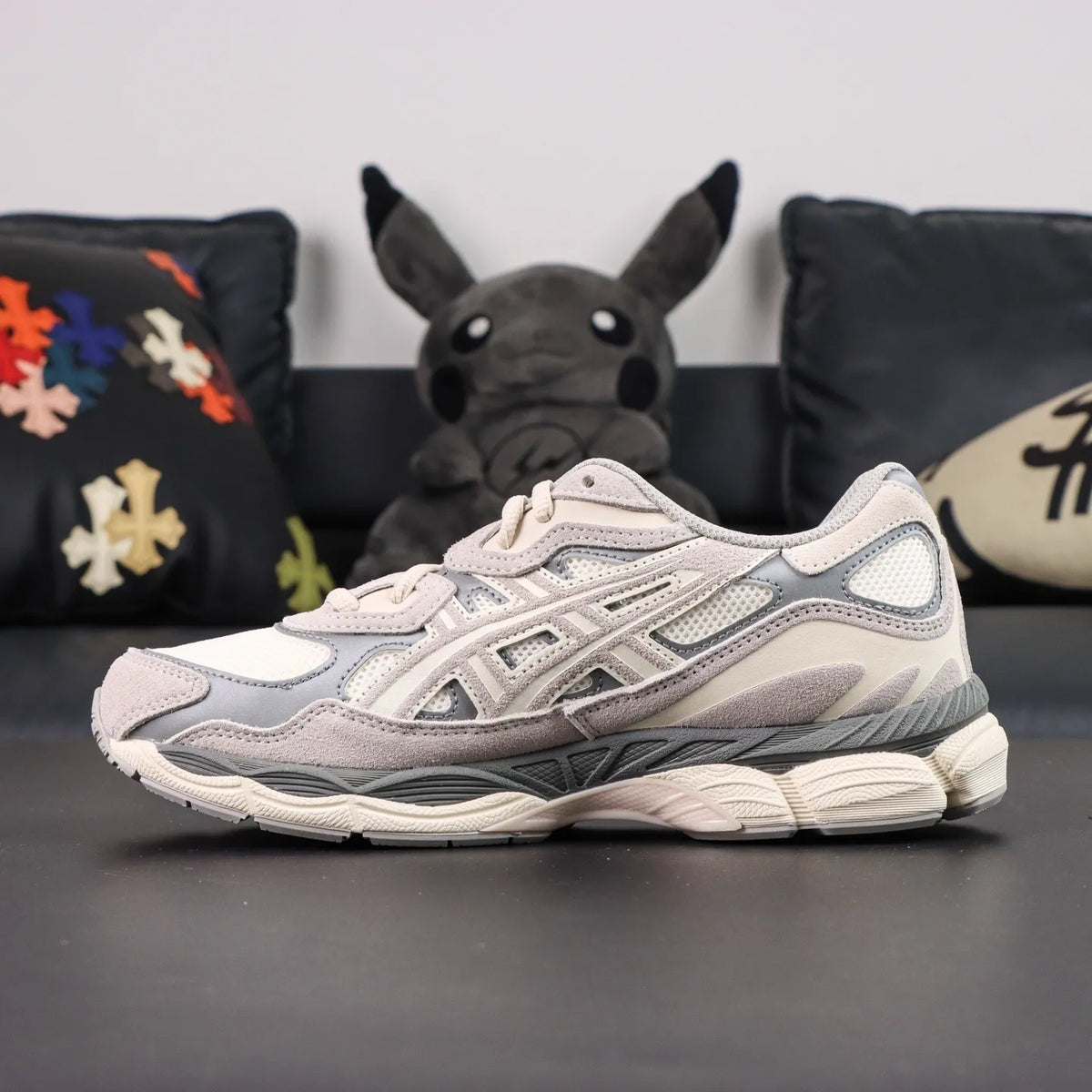 AS Gel NYC Cream Oyster Grey Shoes Sneakers – as0000002