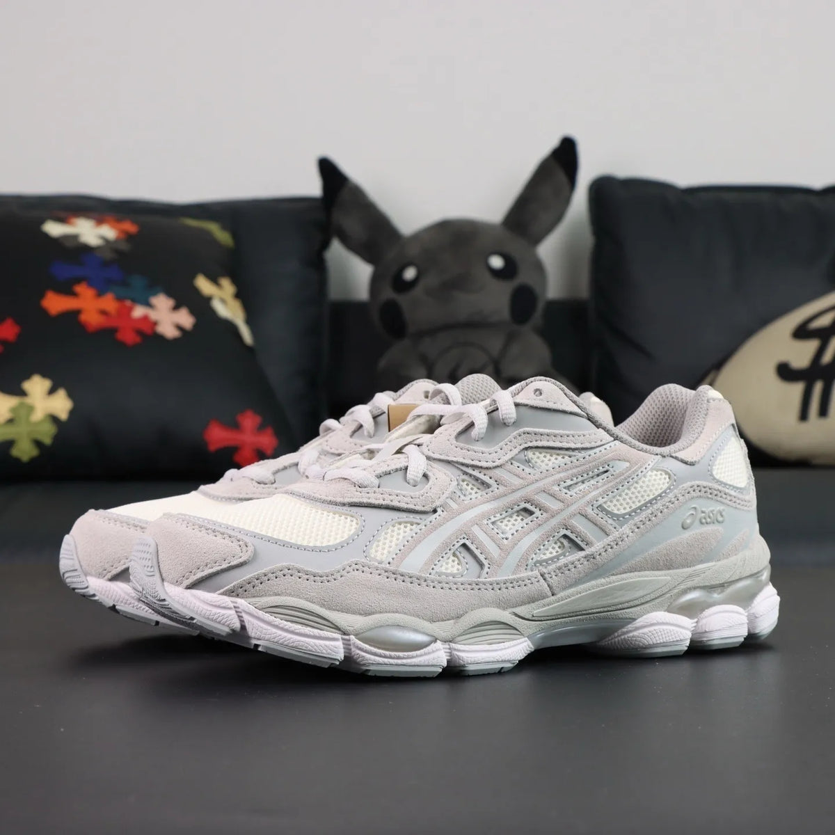 AS Gel NYC Cream Cloud Grey Shoes Sneakers – as0000004