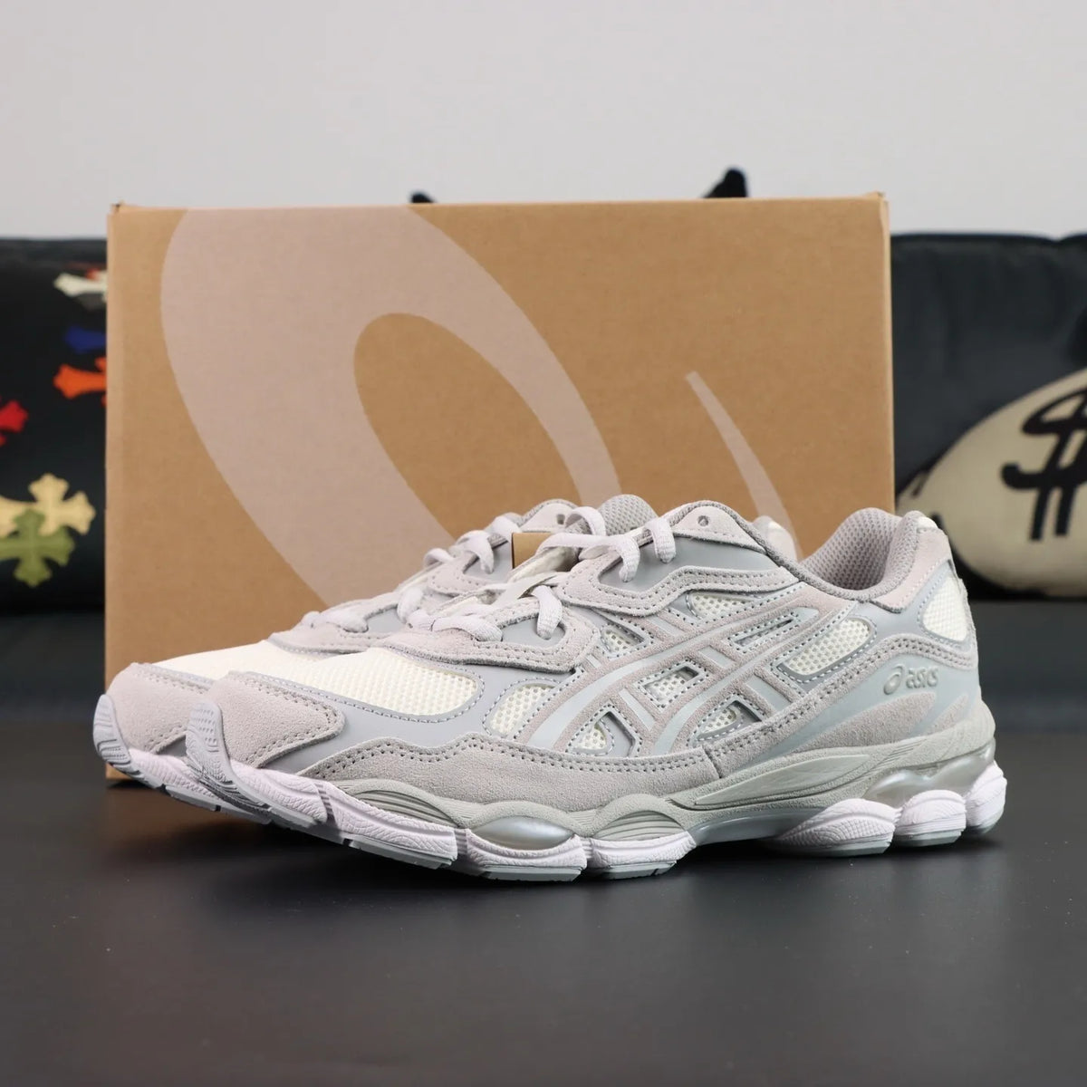 AS Gel NYC Cream Cloud Grey Shoes Sneakers – as0000004