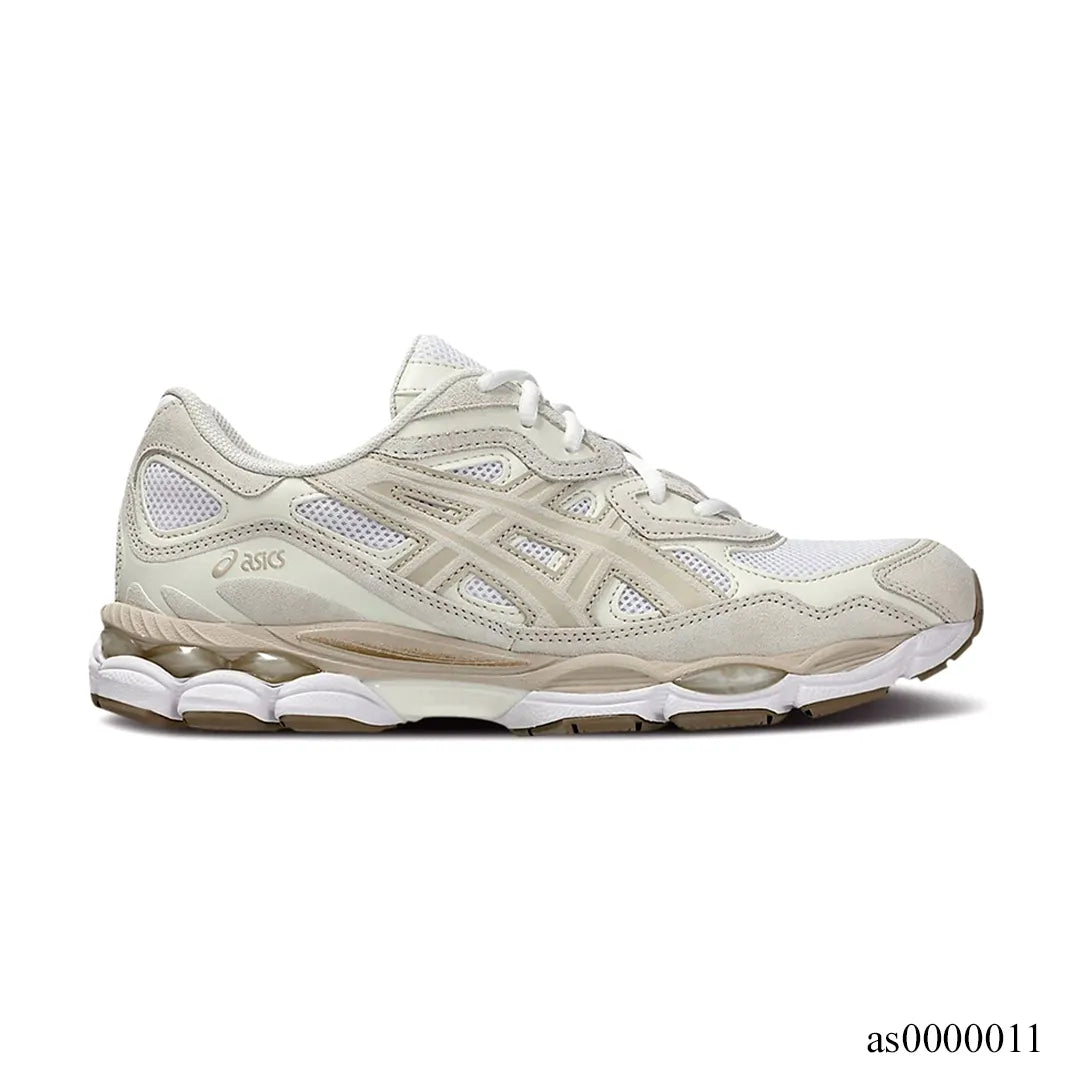 AS Gel NYC White Oyster Grey Shoes Sneakers – as0000011
