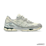 AS Gel NYC Ivory Mid Grey Shoes Sneakers – as0000022