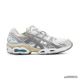AS Gel Nimbus 9 White Steel Grey Shoes Sneakers – as0000026
