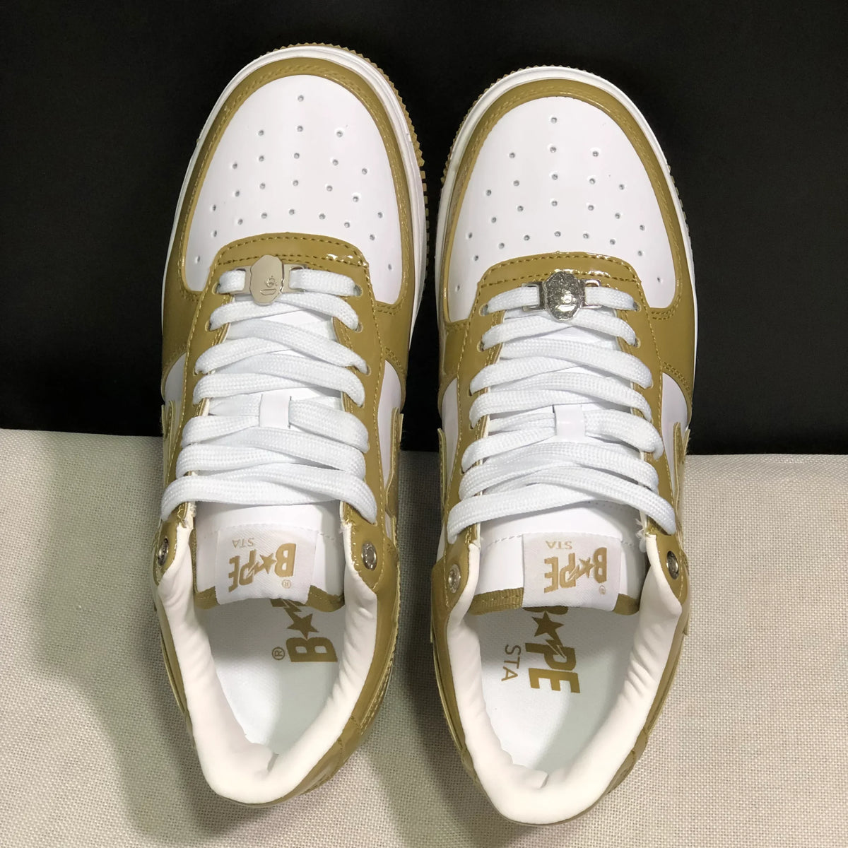 Wmns Bapesta #5 'Beige' Shoes Sneakers - nk0005525 image 7
