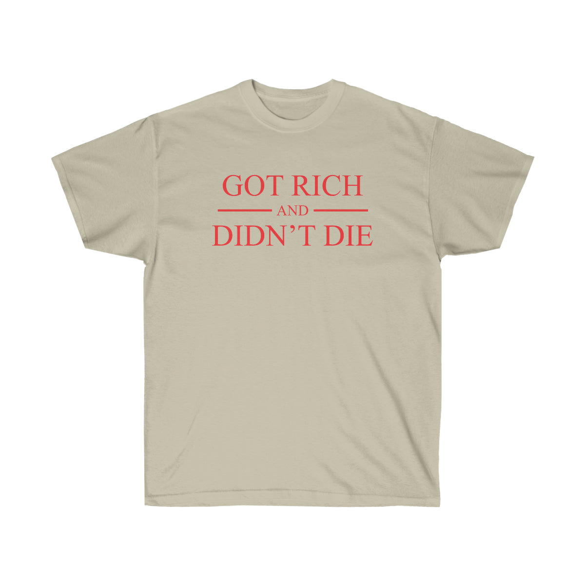 Got Rick And Didn't Die Men T-Shirt - Sand, XL image