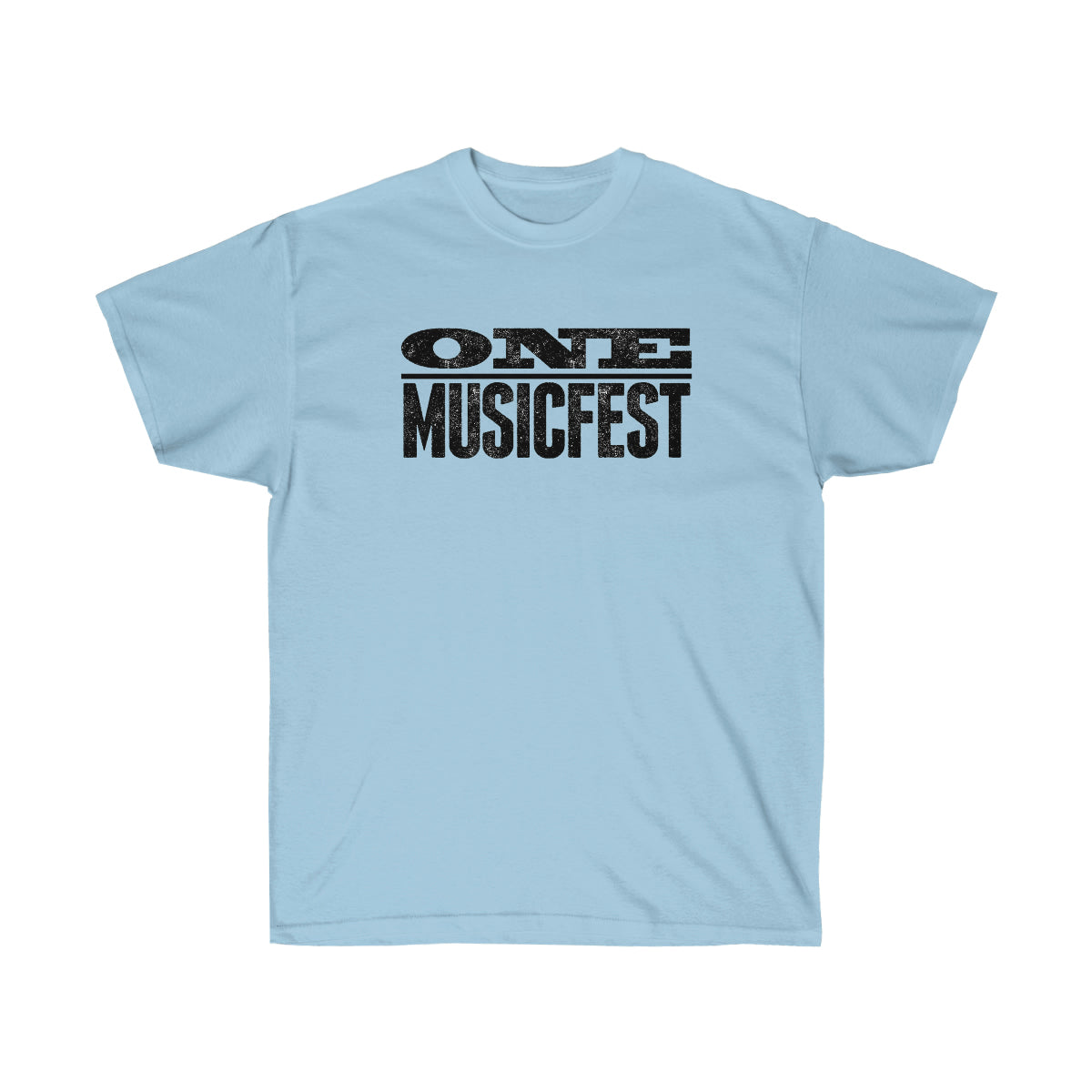 One Musicfest Men T - Shirt - Light Blue, S image