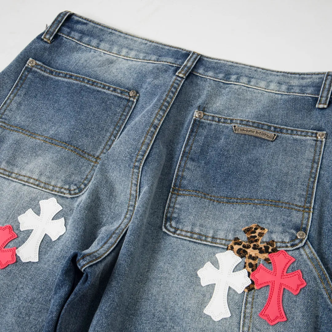 CH Cross Patch Jeans - CH0117 image 5