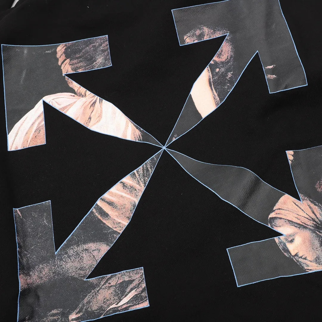 OW Caravaggio Arrows Hoodie in Black - 342 - owf0000342 image 7
