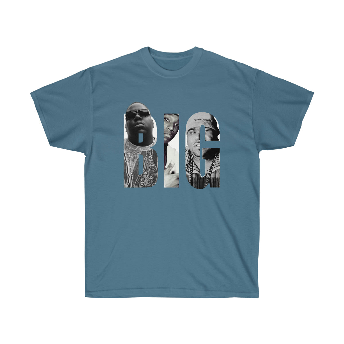 BIG L &amp; Pun Men T-Shirt - Indigo Blue, L image