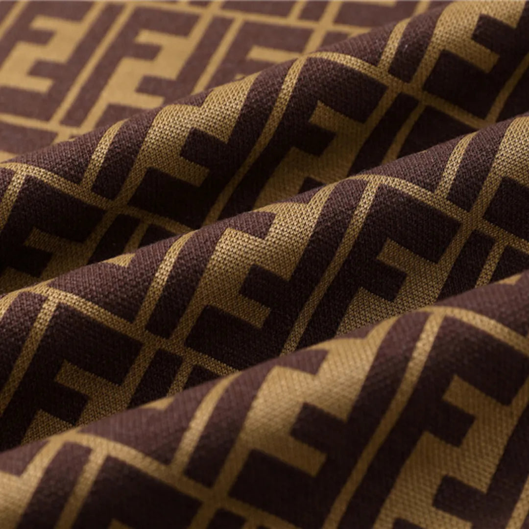FD Diagonal FF Logo T Shirt in Brown - 78 - fd0000078 image 11