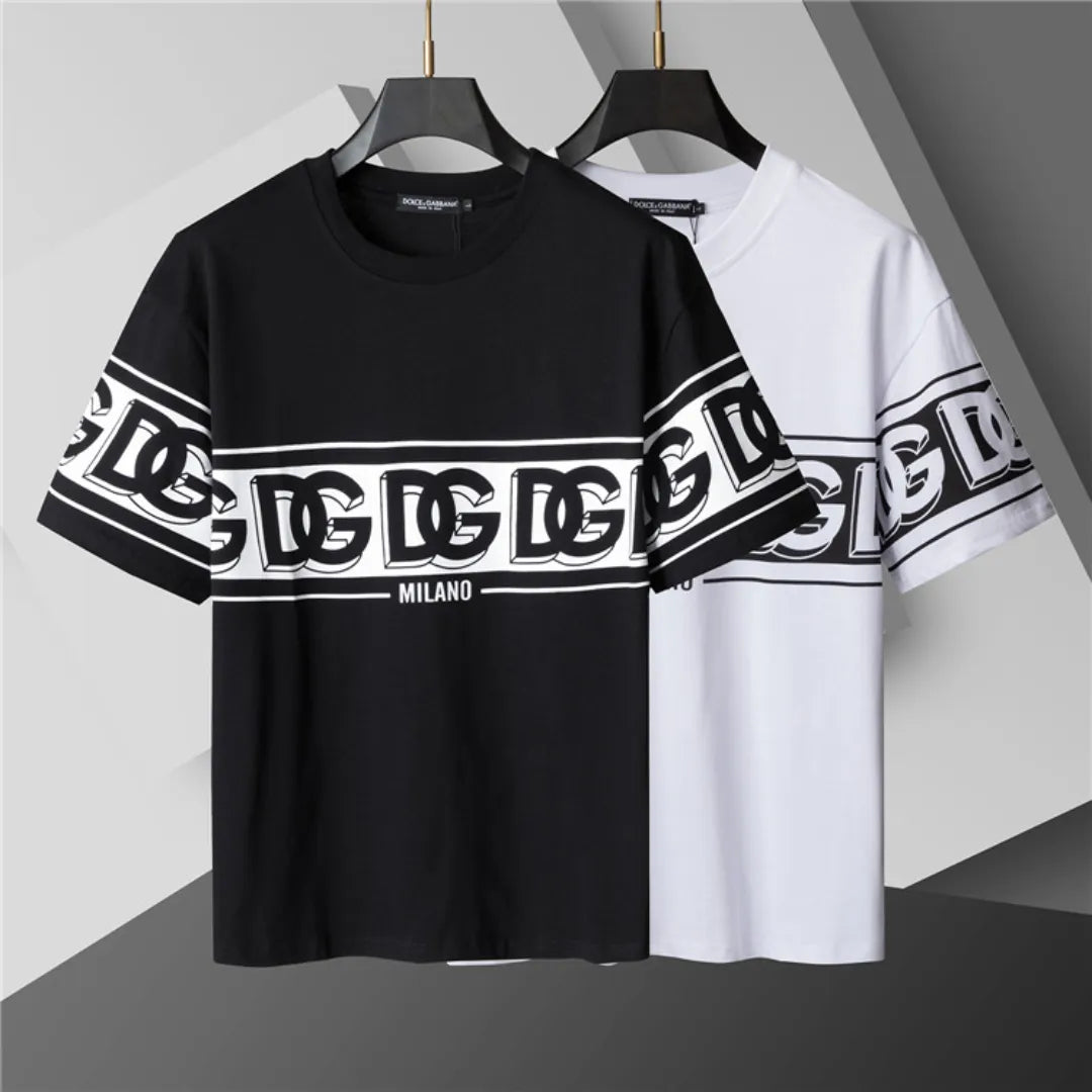 D&amp;G Logo Milano T-shirt in Black - 110 - dng0000110 image 3