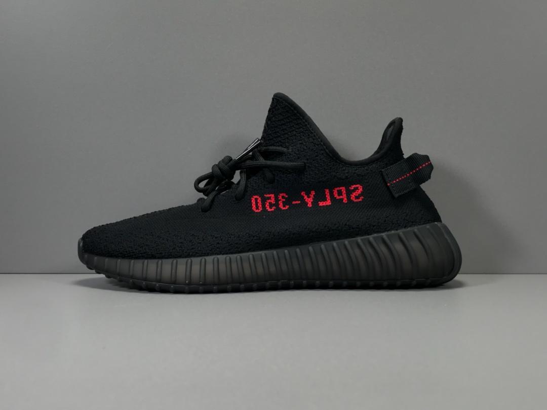 YzY Boost 350 V2 Black Red Shoes Sneakers – ad0000012