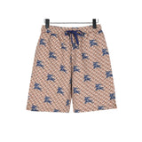 BUR All-Over Monogram Knight Print Shorts in Brown – 371 – bbr0000371