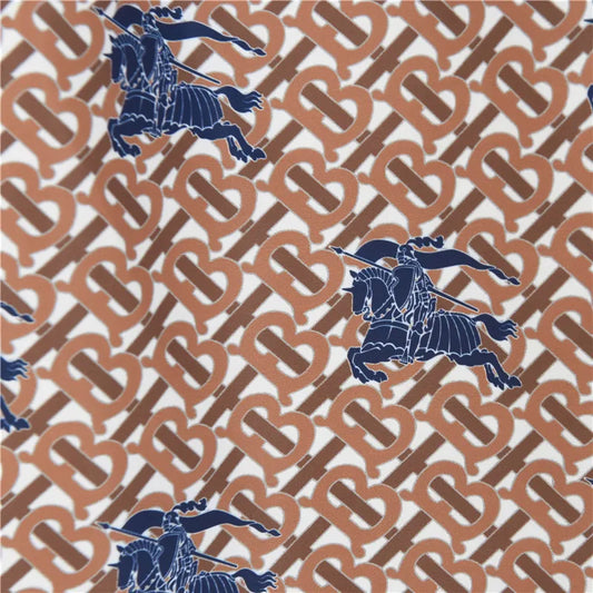 BUR All-Over Monogram Knight Print Shorts in Brown – 371 – bbr0000371