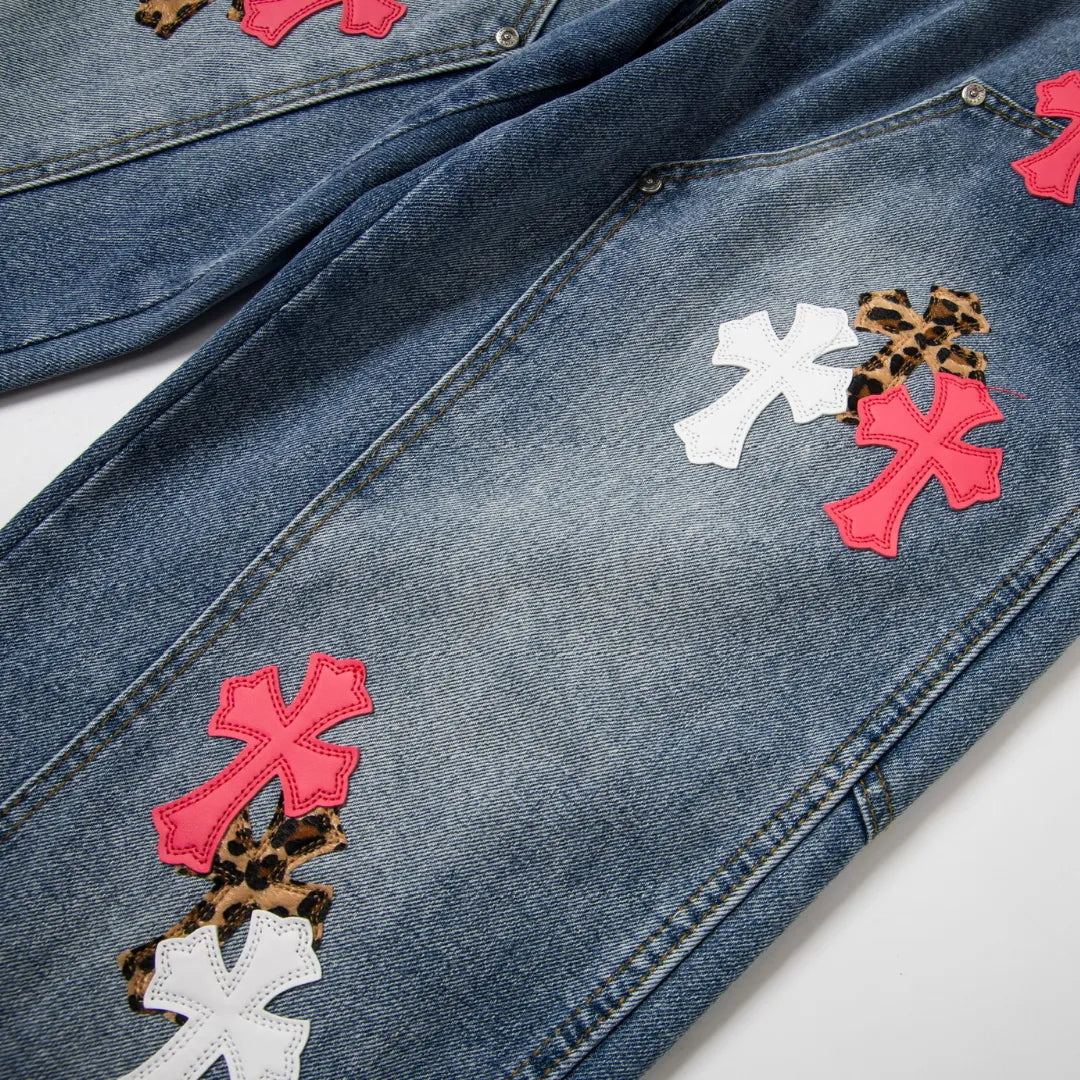CH Cross Patch Jeans - CH0117 image 7