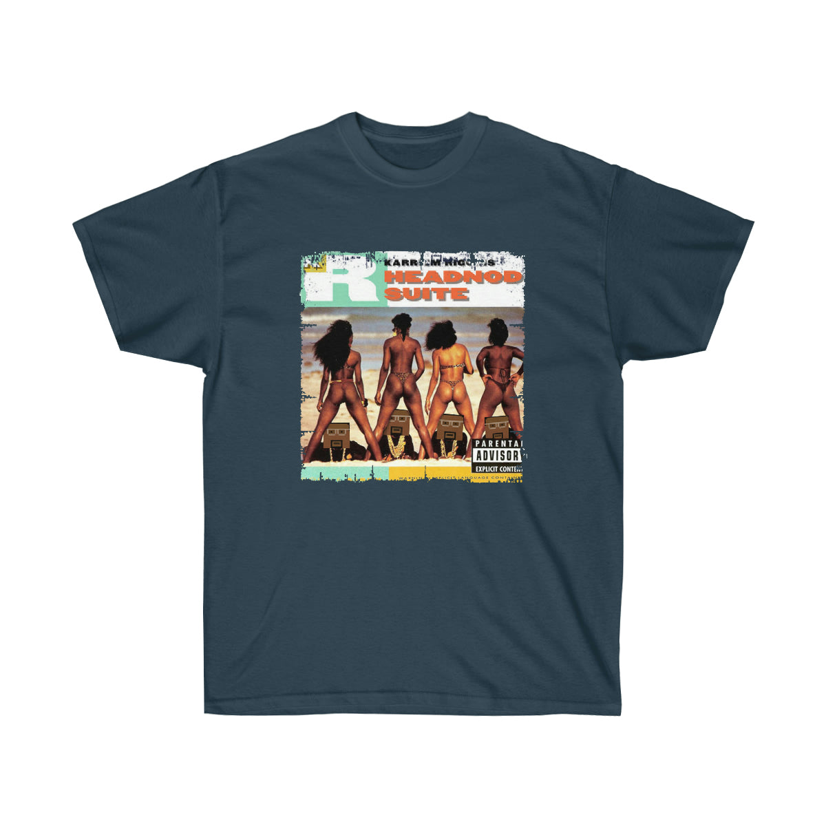 Rap Live Crew Men T-Shirt - Blue Dusk, 2XL image