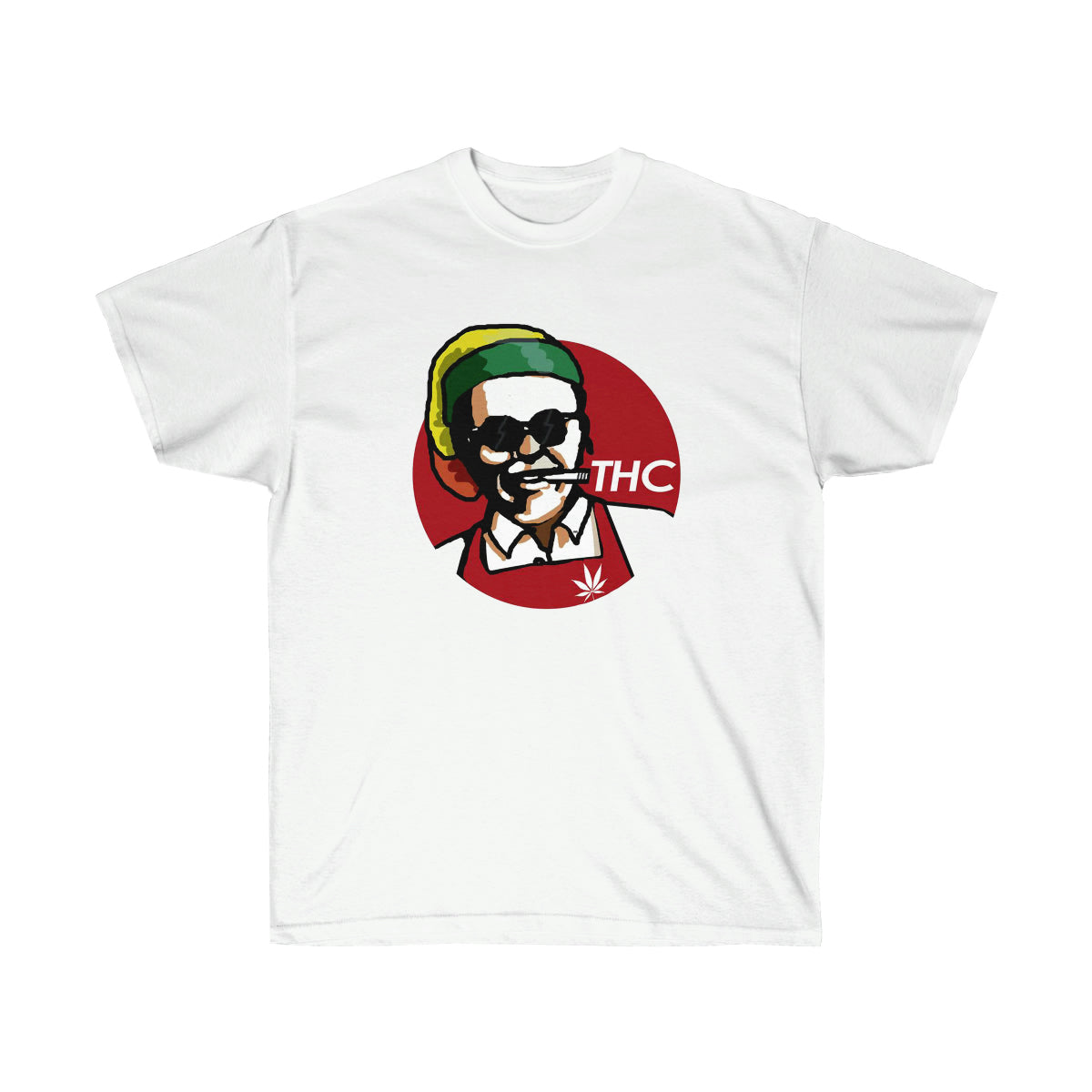 THC Red King Men T-Shirt - White, S image