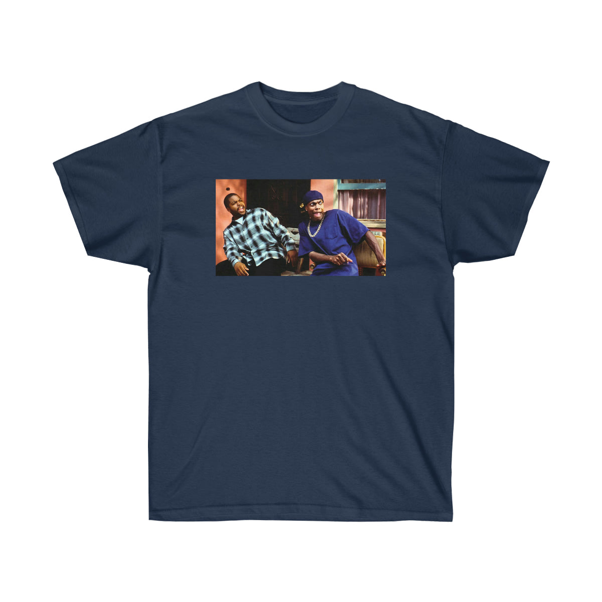 Rap IceCube Friday Damn Men T-Shirt - Navy, XL image