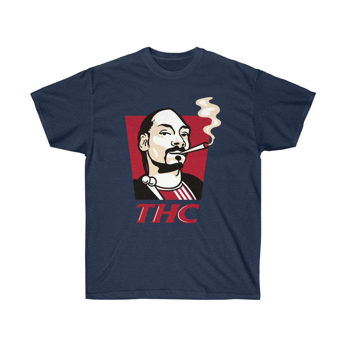 Snoop Dogg THC Smoke Men T-Shirt - Navy, 3XL image