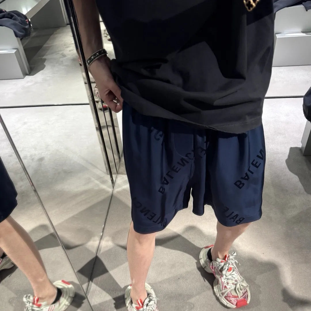 BLCG Logo-Jacquard Shorts in Navy Blue – 598 – blcg0000598
