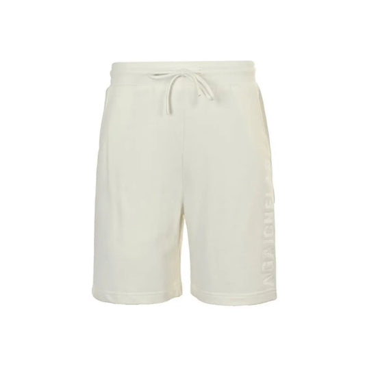 BLCG Reversed Logo Embroidered Shorts in White – 607 – blcg0000607