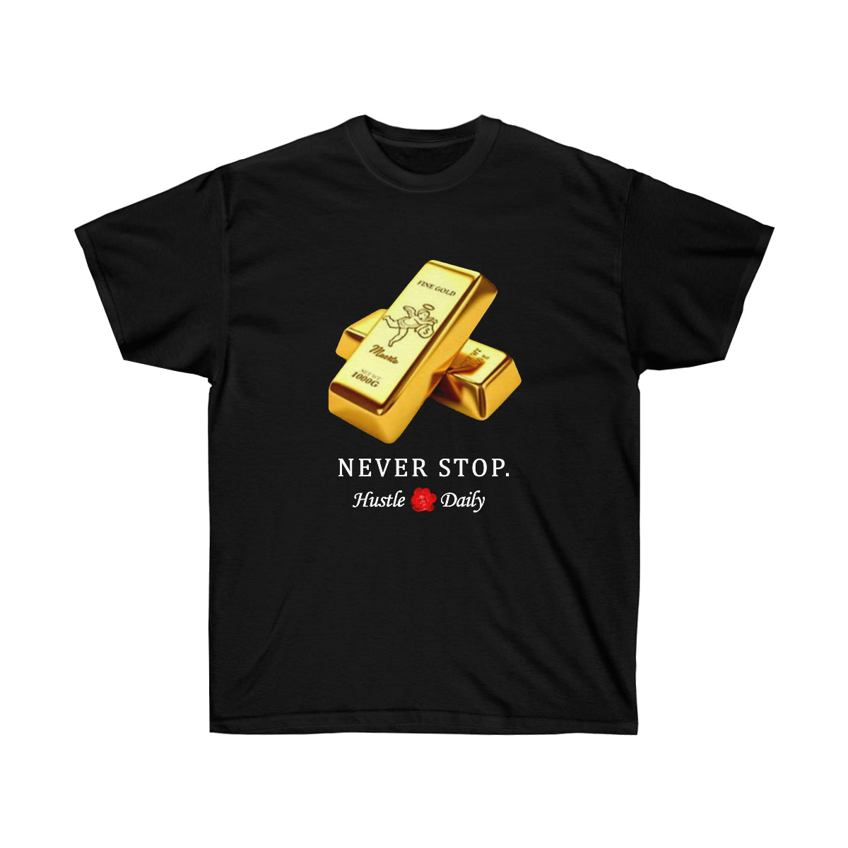 Rap Never Stop Hustle Daily Men T-Shirt image 0