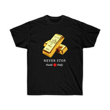 Rap Never Stop Hustle Daily Men T-Shirt image 0