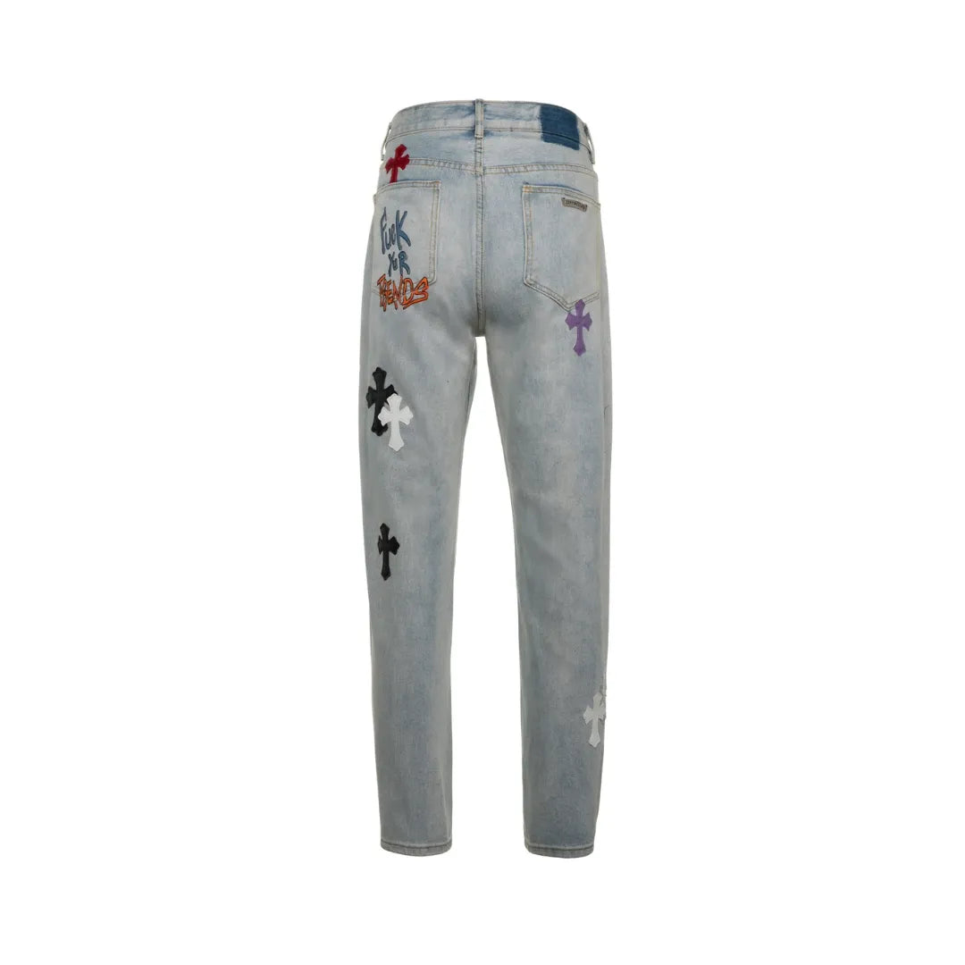 CH Cross Patch Jeans - CH0114 image 1