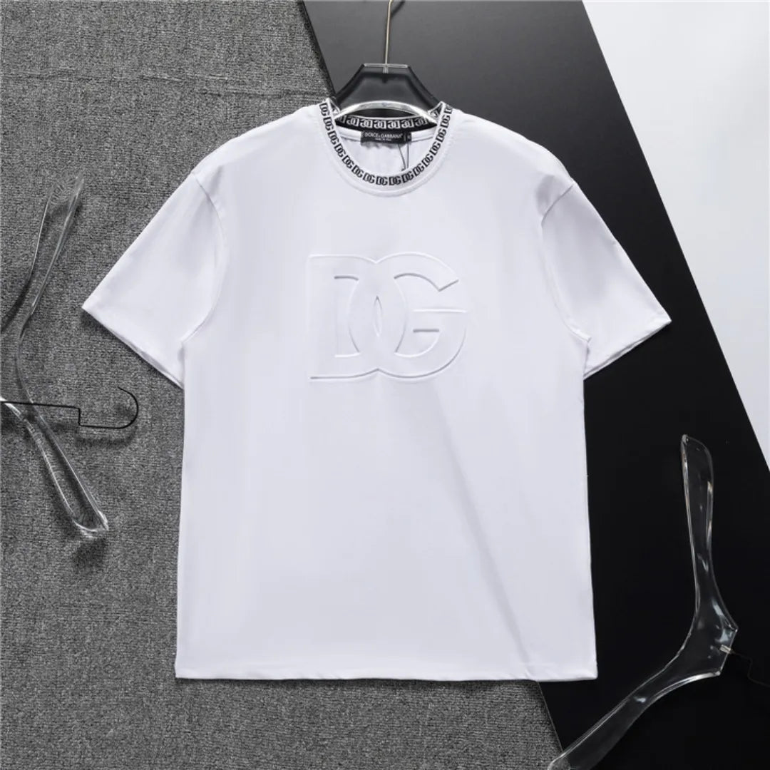 D&G Logo 3D Print T-shirt in White - 107 - dng0000107 image 1
