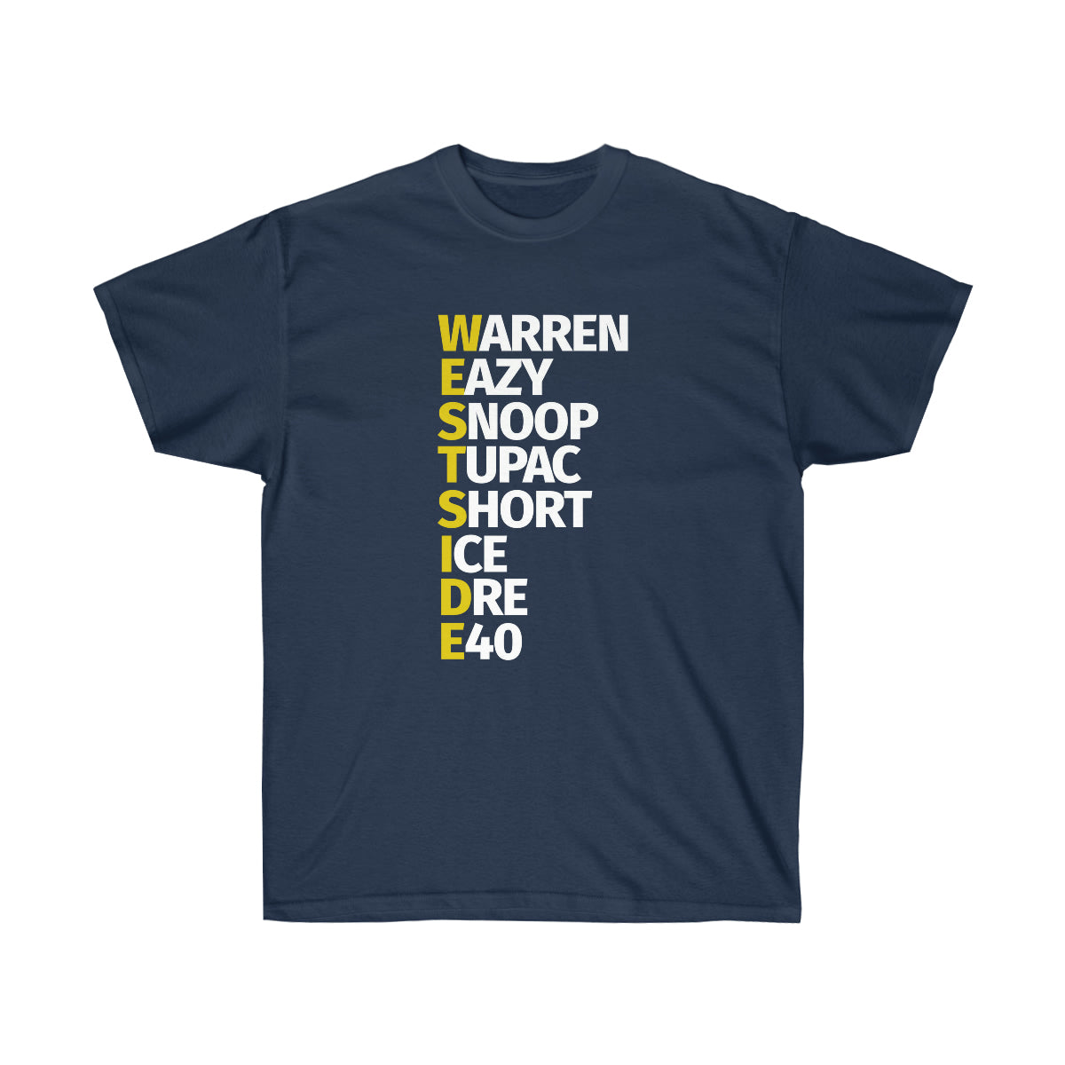 West Side Men T-Shirt - Navy, XL image