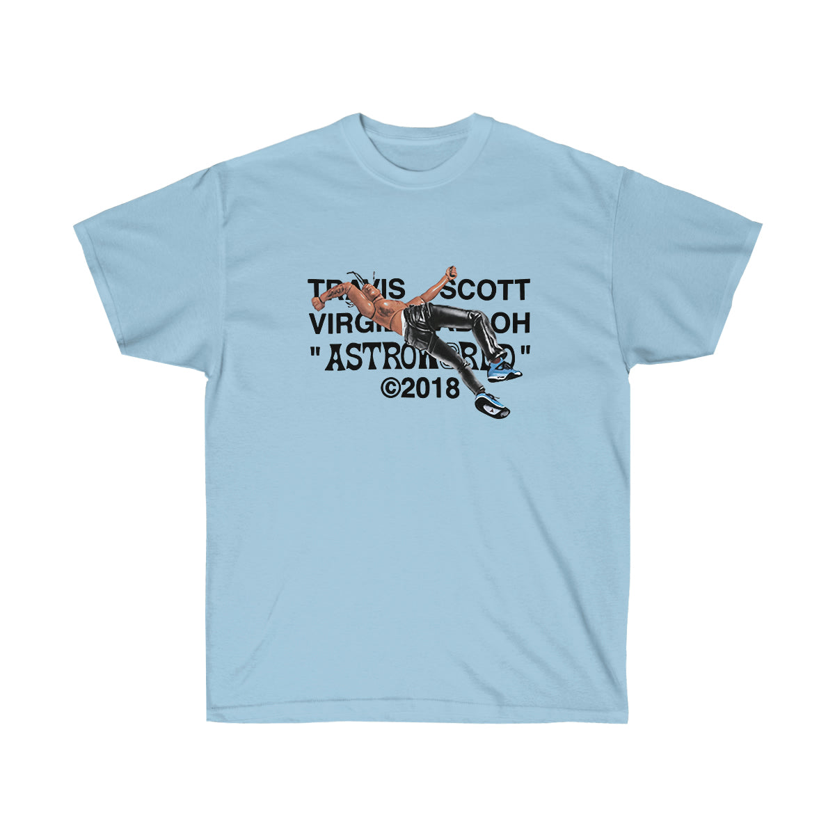 Travis Scott Virgil Abloh Astroworld Men T-Shirt image 4