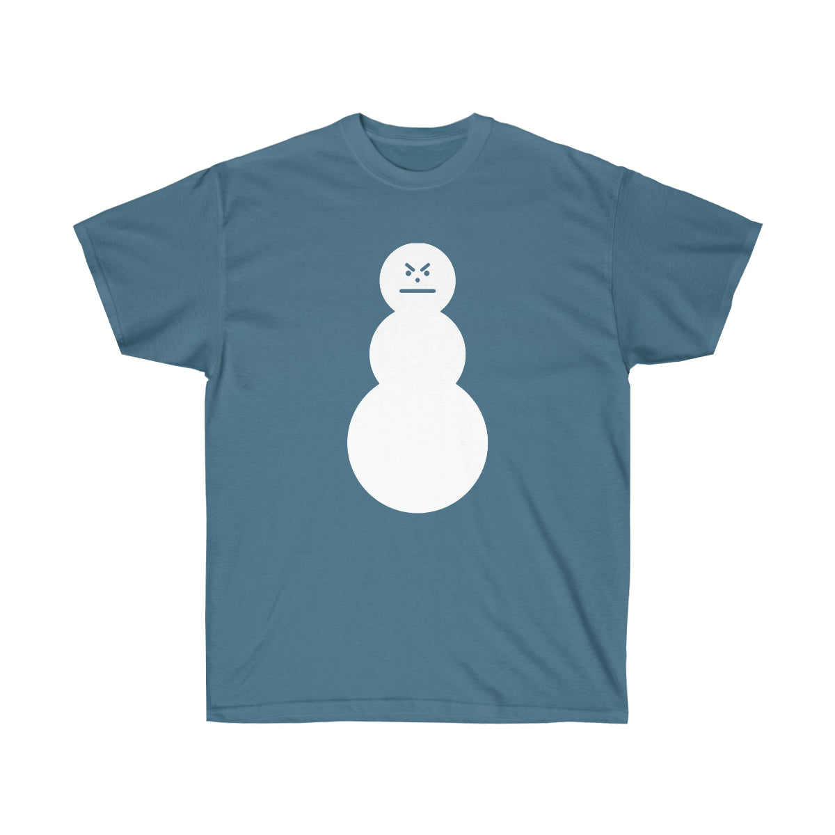 Jeezy Snowman Men T-Shirt - Indigo Blue, XL image