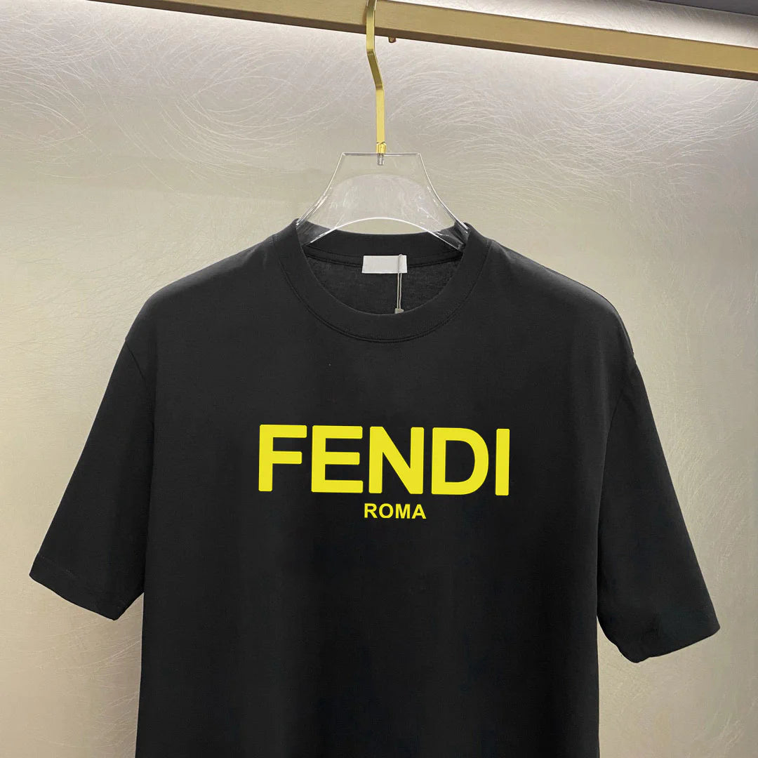 FD Logo-Print Cotton T-Shirt - FD0013 image 3
